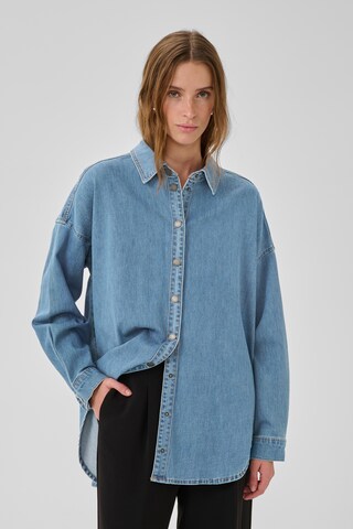 My Essential Wardrobe Blouse 'MWSunna' in Blauw: voorkant