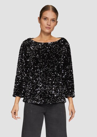 Chemisier s.Oliver BLACK LABEL en noir : devant