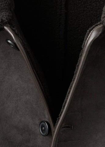 MANGO MAN Between-Season Jacket 'Pew' in Brown