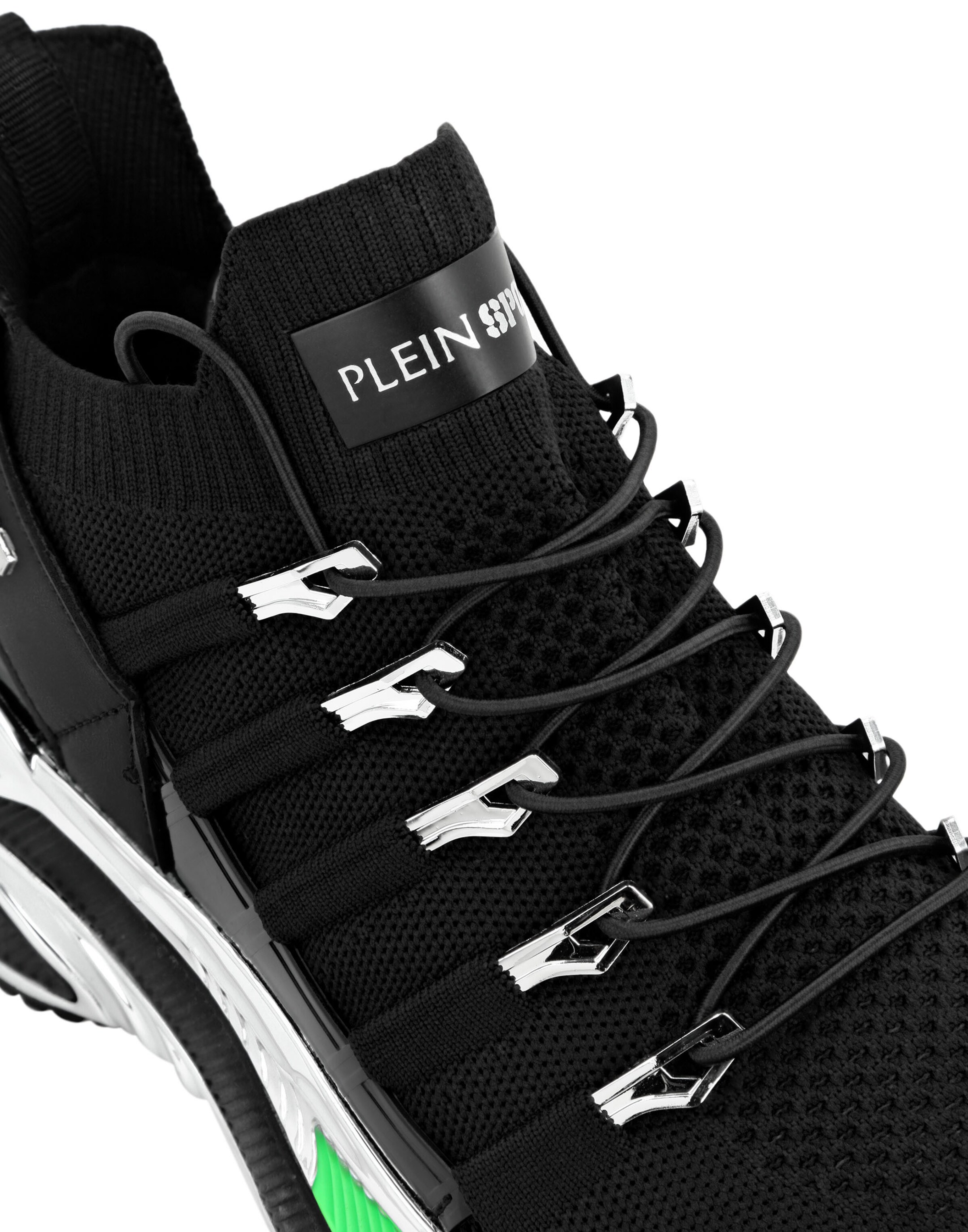 Plein Sport - Zapatillas deportivas bajas 'Chrome Surfer' en negro