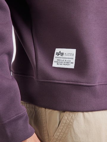 ALPHA INDUSTRIES Μπλούζα φούτερ σε λιλά