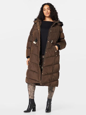 River Island Plus Winter coat in Green