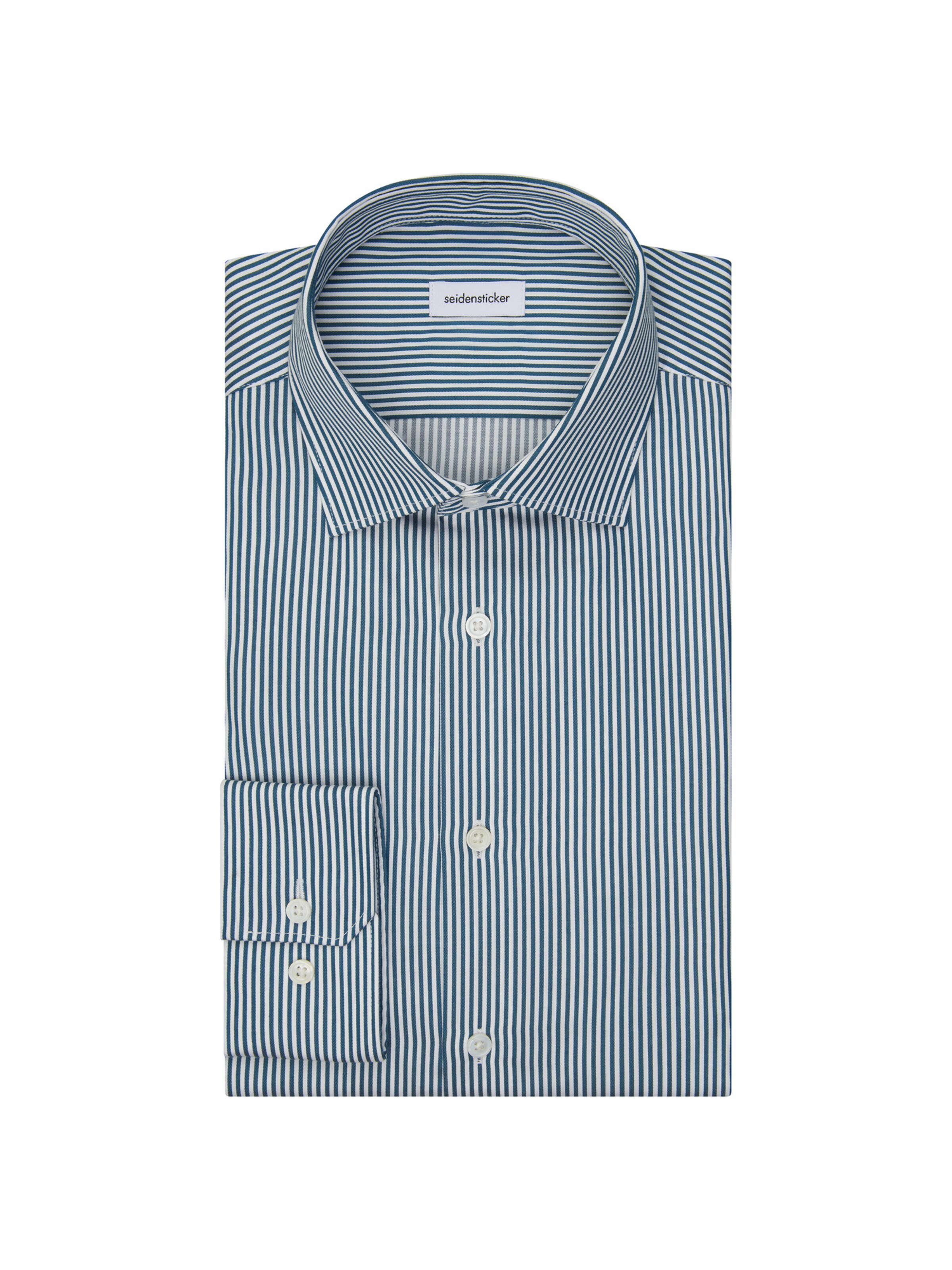 SEIDENSTICKER Slim fit Overhemd 'SMART CLASSICS' in Groen