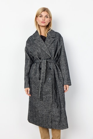 Soyaconcept Ανοιξιάτικο και φθινοπωρινό παλτό 'MIRELLA 1' σε μαύρο: μπροστά