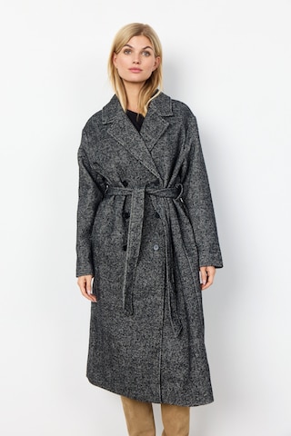 Soyaconcept Between-Seasons Coat 'MIRELLA 1' in Black: front