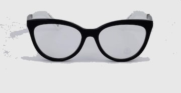 MONCLER Sunglasses in Black: front