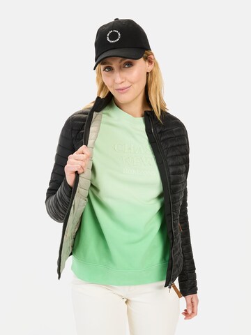 CAMEL ACTIVE Leichte Steppjacke aus recyceltem Polyamid in Schwarz: Vorderseite