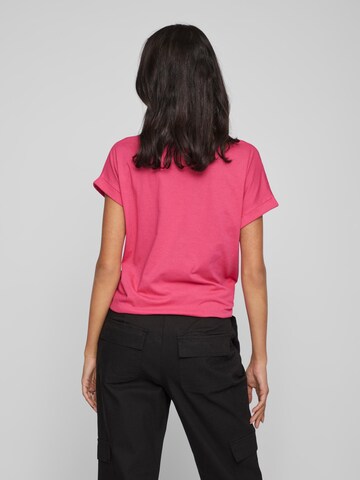 VILA T-Shirt 'Dreamers' in Pink