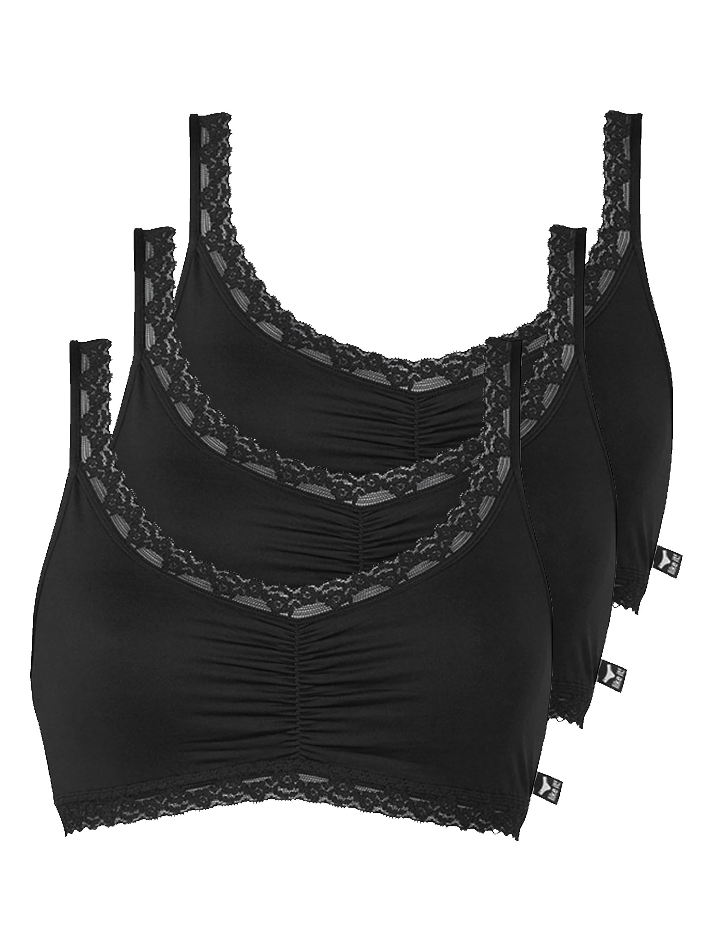 like it! Bodice 'Olivia' in Black: front