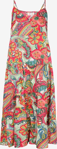 Robe 'Festival' IZIA en vert : devant