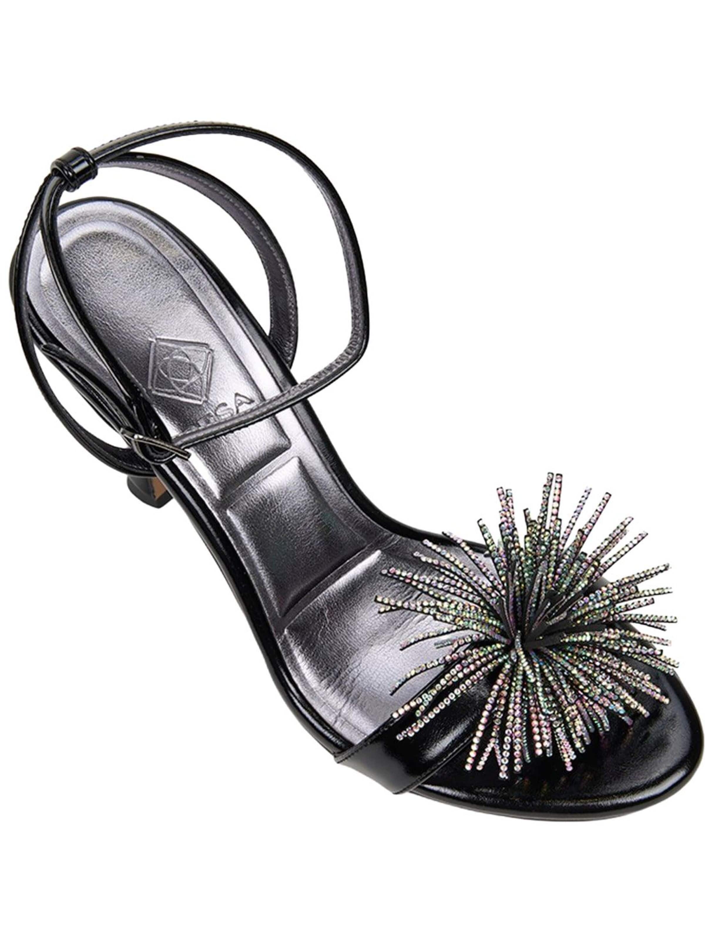 Desa - Sandalias con hebilla 'Pumps' en negro: frente