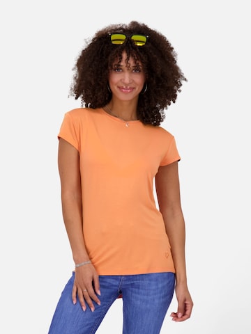 T-shirt 'MimmyAK' Alife and Kickin en orange : devant