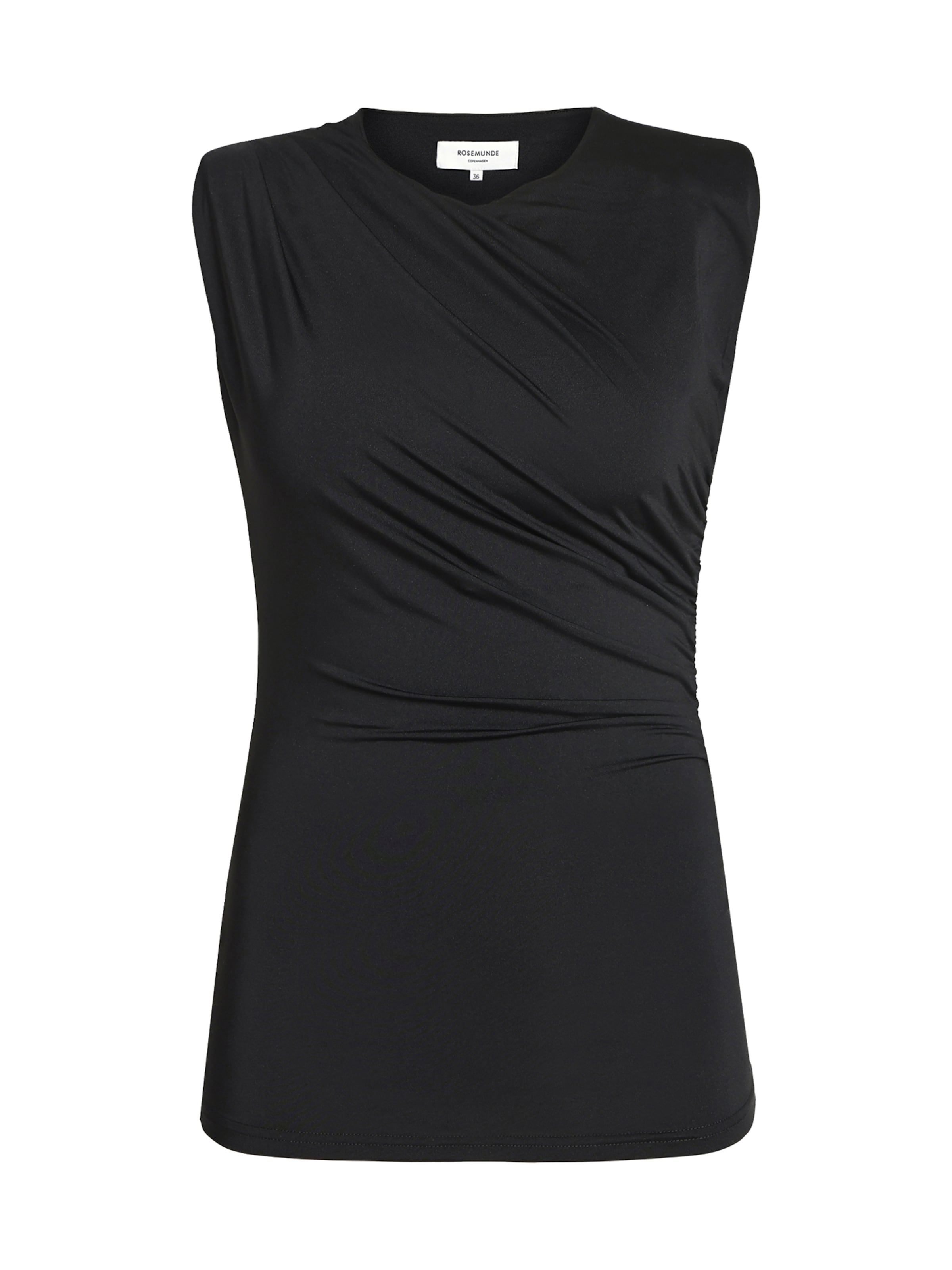 rosemunde Top 'Billie' - fekete: elől