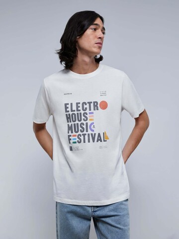 Scalpers Shirt in Weiß: Vorderseite