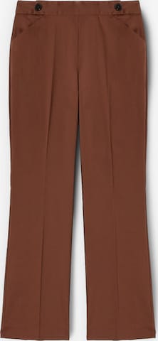 MOTIVI Trousers in Brown: front