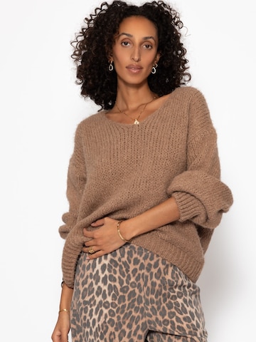 SASSYCLASSY Oversizepullover in Braun