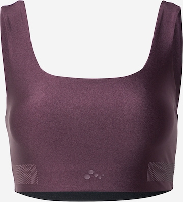 ONLY PLAY Bustier Biustonosz sportowy 'ONPJOSTA-2' w kolorze fioletowy: przód