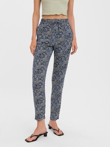 Vero Moda Tall Regular Broek in Blauw: voorkant