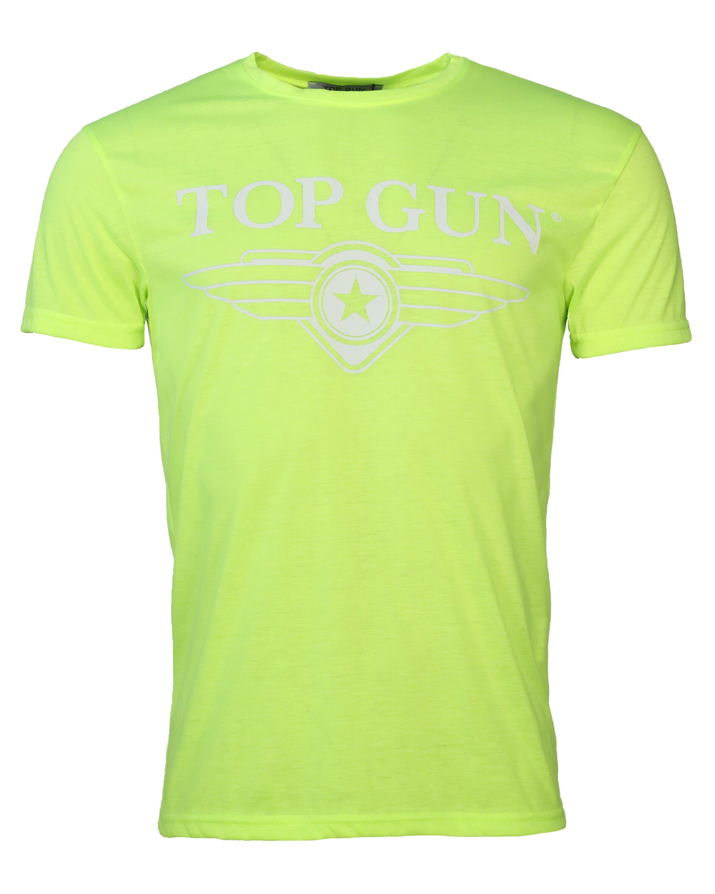 TOP GUN T-Shirt ' Radiate ' in Gelb: Vorderseite