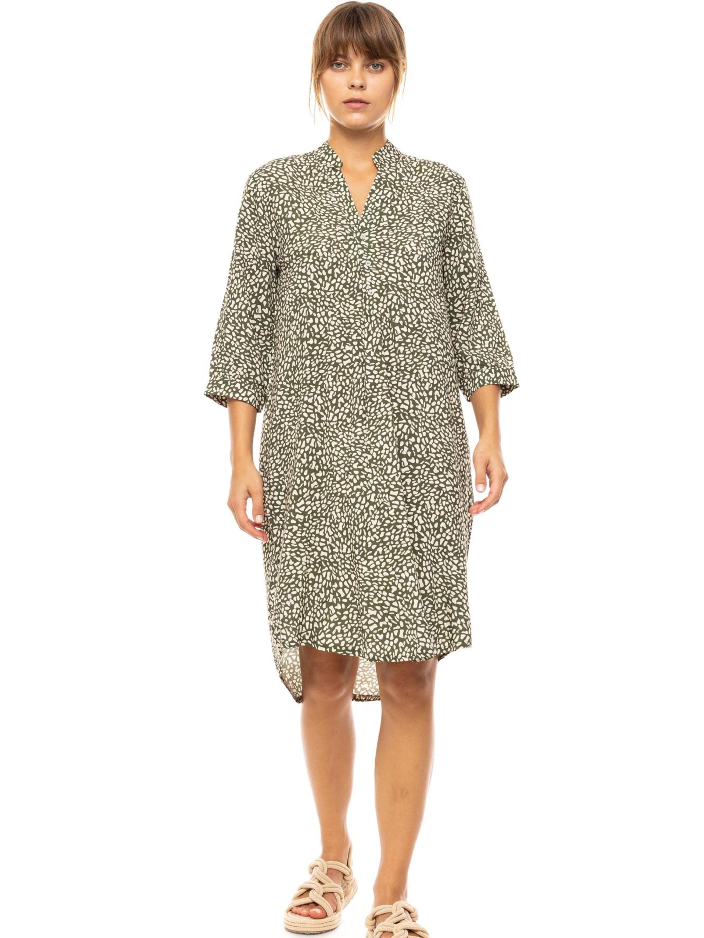 Robe 'BEACHWEAR DITSY GREEN' Pink Label en vert