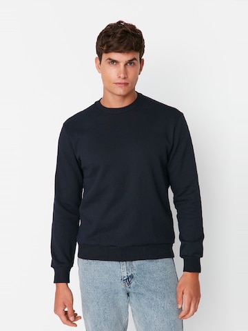 Sweat-shirt Trendyol en bleu : devant