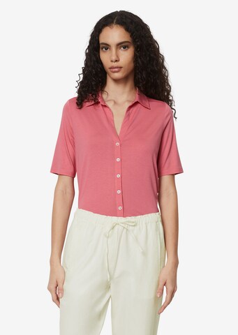 Marc O'Polo Blouse in Rood: voorkant