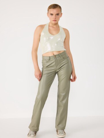 No Matter What Top in Beige