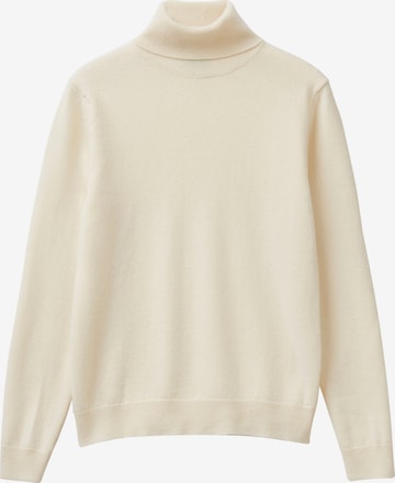 UNITED COLORS OF BENETTON Sweater in White: front