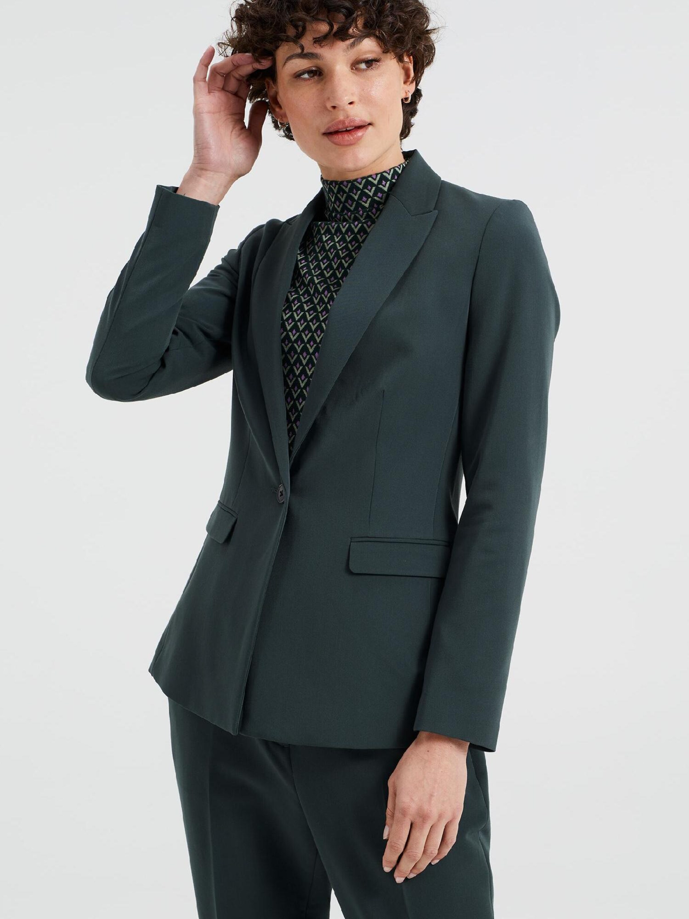 WE Fashion Blazer MARLY in Dark Green ABOUT YOU