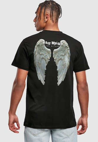 Maglietta 'Sky High' di Mister Tee in nero: frontale