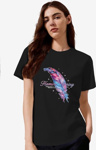 T-shirt GORHEY en noir : devant