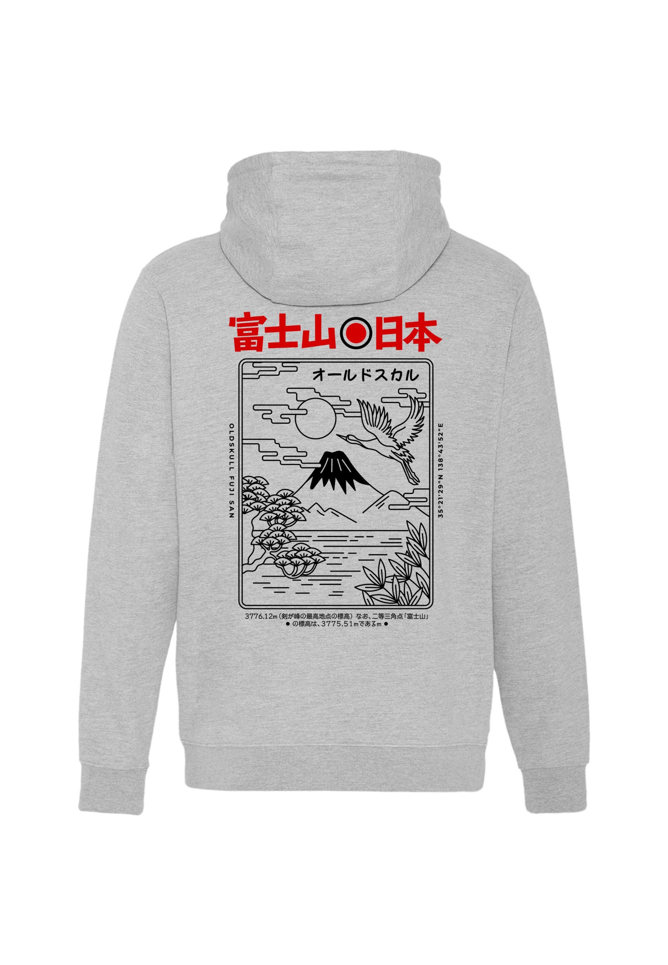 Oldskull Sweatshirt in Grey: front
