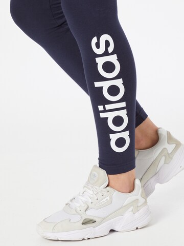 ADIDAS SPORTSWEAR Skinny Sportovní kalhoty 'Essentials' – modrá