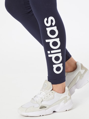 ADIDAS SPORTSWEAR Skinny Παντελόνι φόρμας 'Essentials' σε μπλε