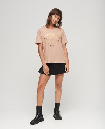 T-shirt Superdry en rose
