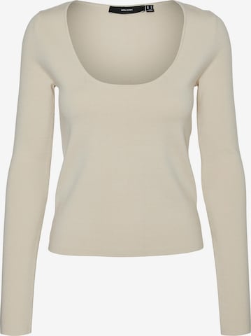 VERO MODA - Jersey 'MATHILDE' en gris: frente