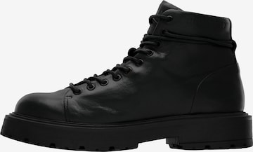 juoda REPLAY Auliniai batai su raišteliais: priekis