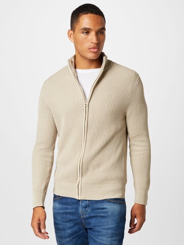 Key Largo Knit Cardigan in Beige: front