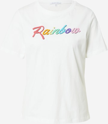Olivia Rubin - Camiseta 'MINDY' en blanco: frente