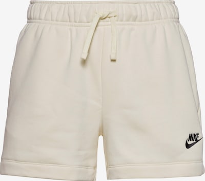 Pantaloni 'Club Fleece' Nike Sportswear di colore crema / nero, Visualizzazione prodotti