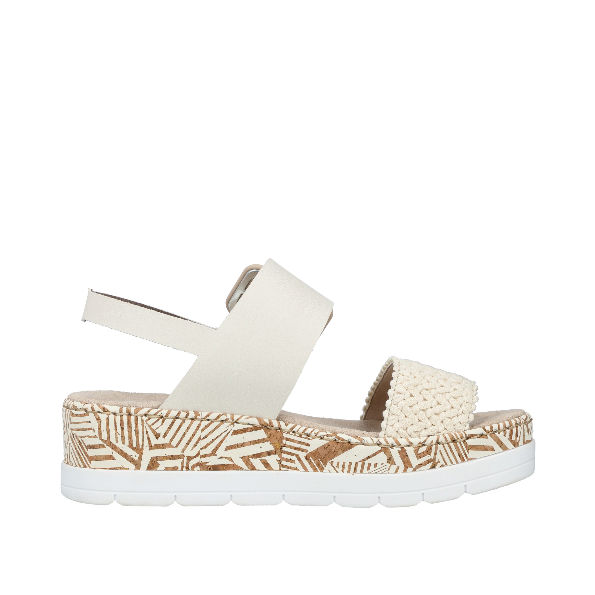 Sandale 'V3950' de la Rieker pe bej