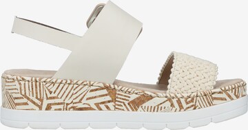 Rieker Sandals 'V3950' in Beige