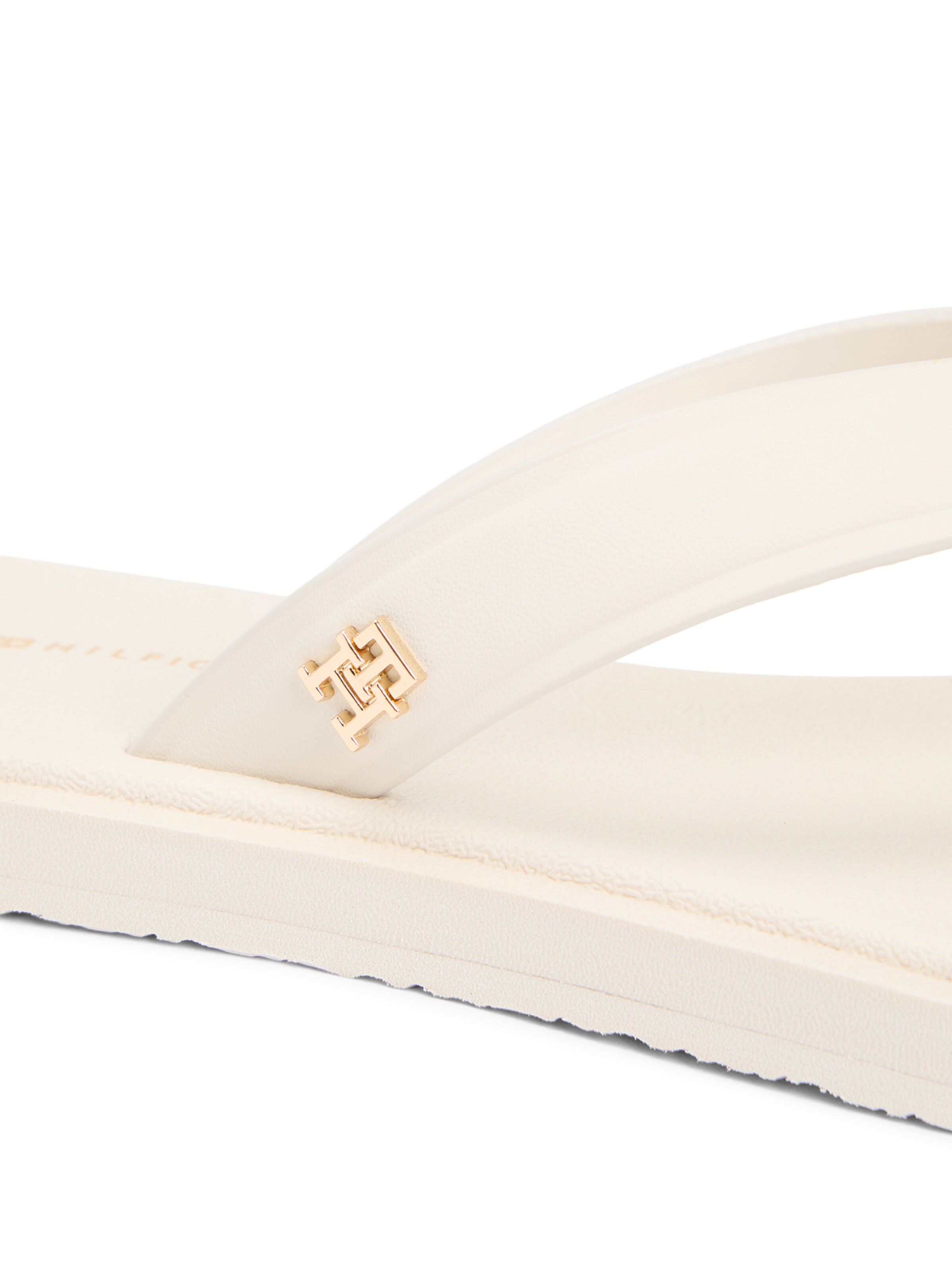 TOMMY HILFIGER Ujjelválasztó-pántos szandál - bézs