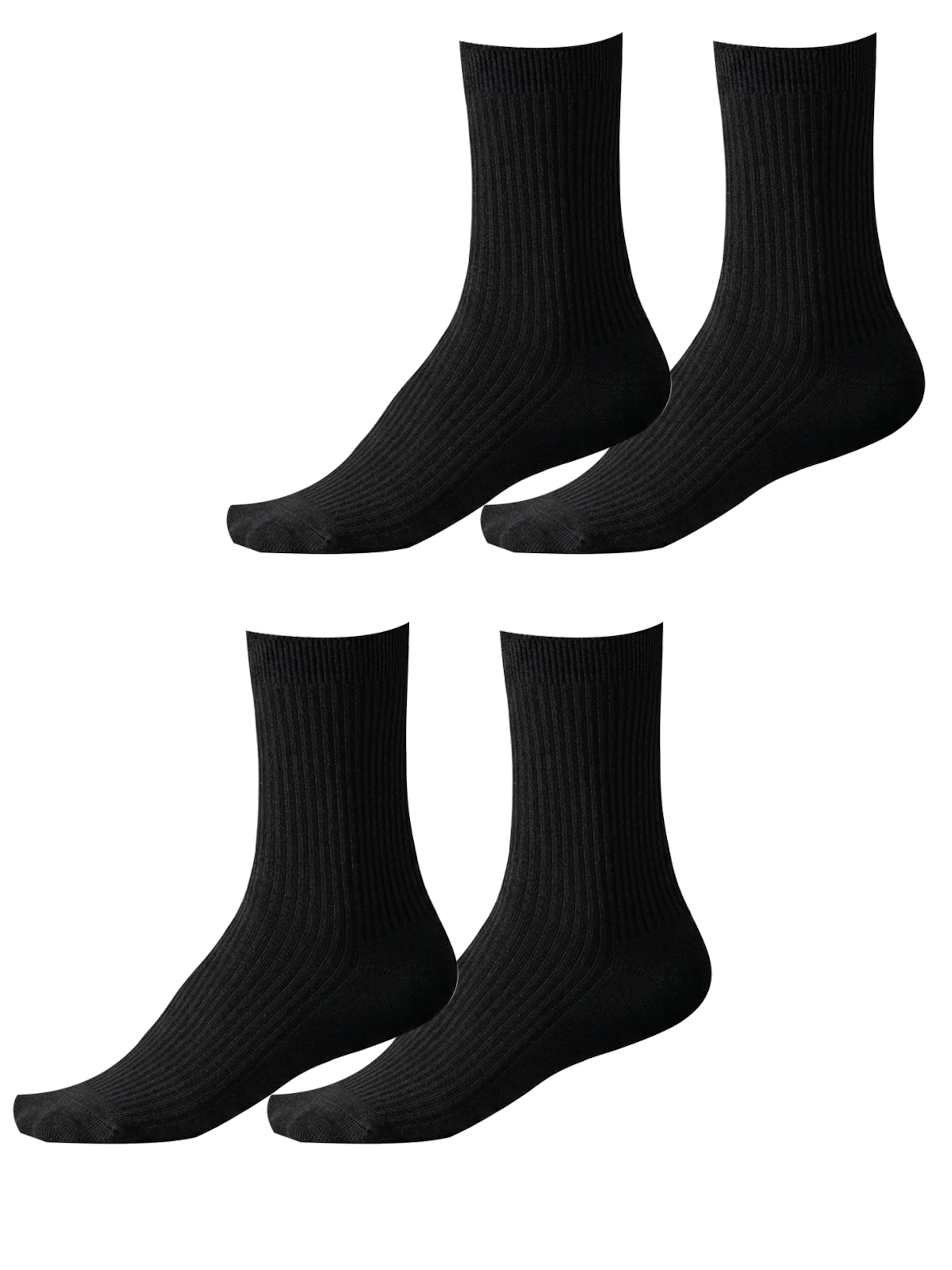 Millo Socks 'Cosy Steps' in Black: front