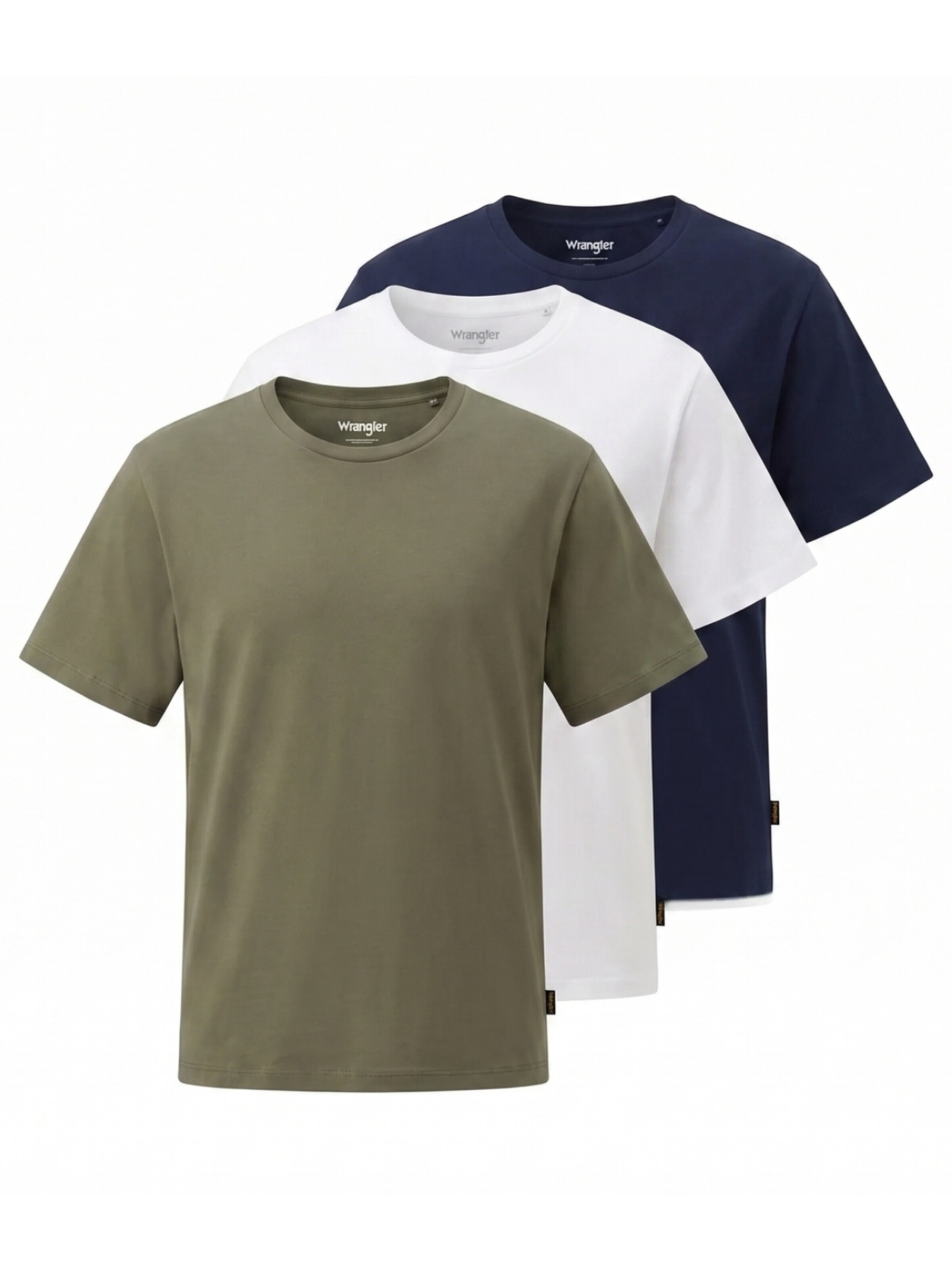 T-Shirt WRANGLER en vert : devant