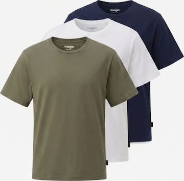 T-Shirt WRANGLER en vert : devant