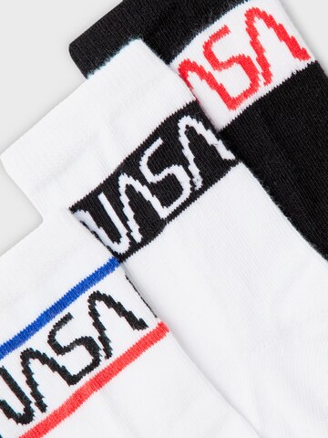 NAME IT Socks 'ROGER NASA' in White