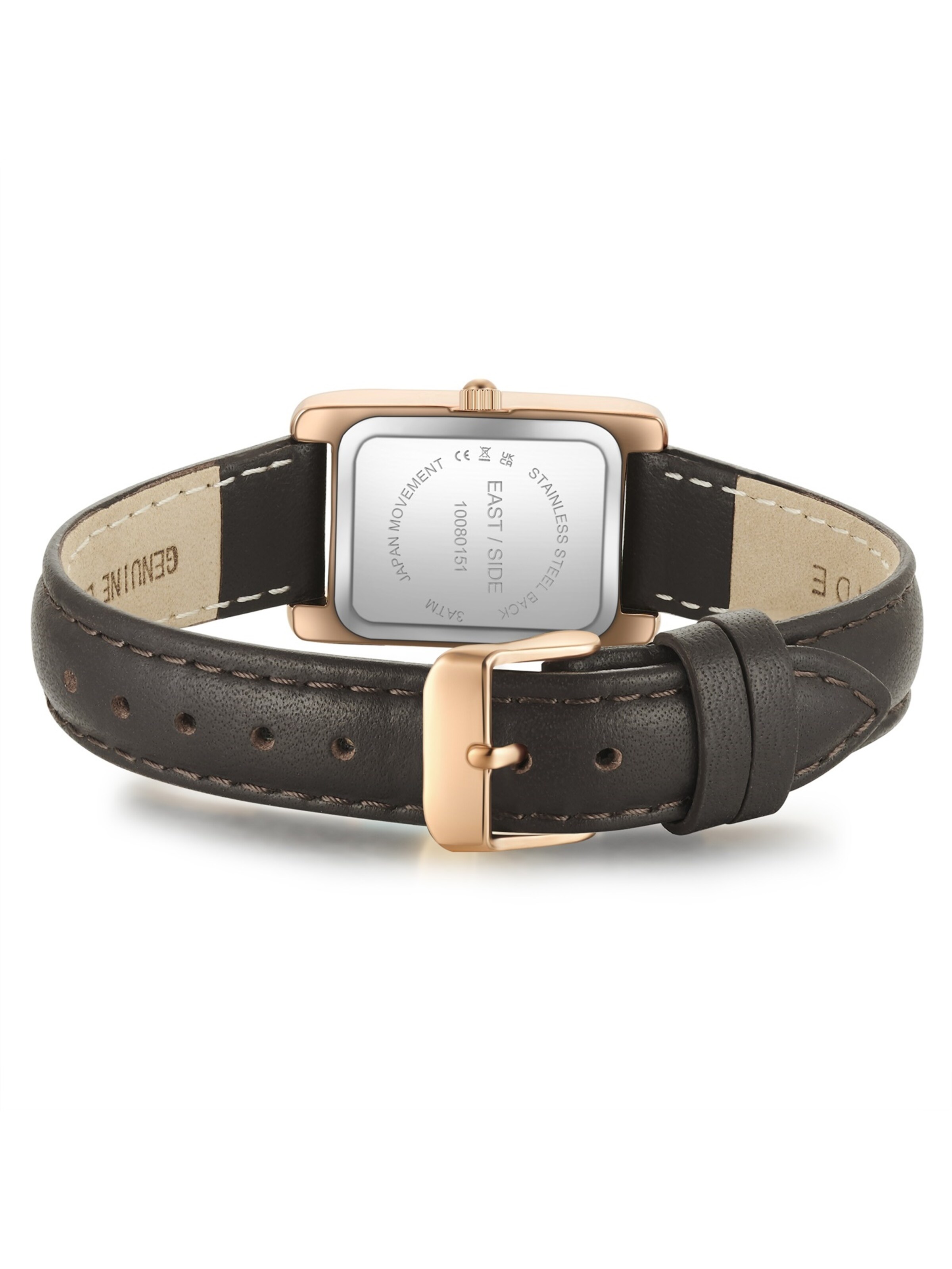 Orologio analogico di Eastside in marrone