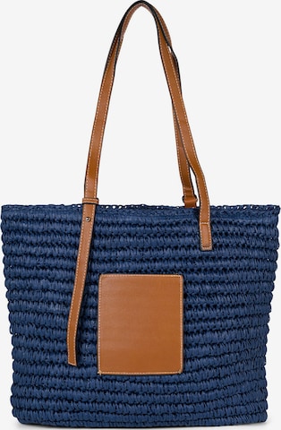styleBREAKER Shopper in Blau: Vorderseite