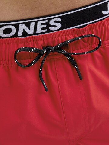 JACK & JONES Plavecké šortky 'JPSTMaui' – červená